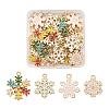 24Pcs 4 Style Alloy Enamel Pendants FIND-LS0001-10-NR-1