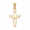 304 Stainless Steel Pendants STAS-L210-30G-1