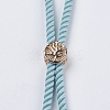 Nylon Twisted Cord Bracelet Making MAK-F018-09G-RS-3