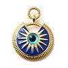 Brass Enamel Pendants KK-U055-12G-02-1
