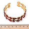 Teardrop 304 Stainless Steel Cuff Bangles BJEW-F525-03A-G-3