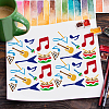 Plastic Drawing Painting Stencils Templates DIY-WH0396-475-4
