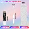 10Pcs ABS Plastic & Iron Ball-Point Pen AJEW-FS0001-41C-3