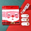 Christmas Theme Rectangle Plastic Zip Top Candy Storage Bags OPP-FS0001-11-7