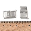 304 Stainless Steel Pendant Cabochon Settings SA-CBAE5AC-23P-3