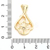 Brass Micro Cubic Zirconia Peg Bail Charms LS-KK-Q794-04D-G-3