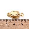 Brass Micro Pave Cubic Zirconia Box Clasps KK-P291-32G-3