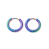 202 Stainless Steel Huggie Hoop Earrings EJEW-F111A-16mm-RC-4