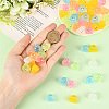 120Pcs 6 Colors Luminous Transparent Resin Octopus Display Decorations Glow in the Dark RESI-SP0001-46-4