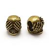 Brass Micro Pave Grade AAA Cubic Zirconia Beads ZIRC-G100-56AG-NR-1