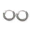 316 Surgical Stainless Steel Hoop Earrings EJEW-D096-09O-AS-1