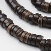 Dyed Natural Coconut Disc Bead Strands COCB-O003-07E-1