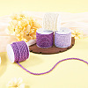 4 Rolls 4 Colors Round Polyester Cord OCOR-TA0003-88C-6