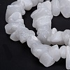 Natural White Jade Beads Strands X-G-F703-02-3