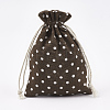 Polycotton(Polyester Cotton) Packing Pouches Drawstring Bags ABAG-T007-01A-3