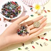 220Pcs 11 Colors Electroplate Glass Faceted Teardrop Beads Strands EGLA-YW0001-76-5