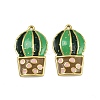 304 Stainless Steel Enamel Pendants STAS-L302-10G-1