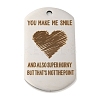 Non-Tarnish Valentine's Day 201 Stainless Steel Pendants STAS-L079-02P-07-1