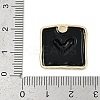 Rack Plating Alloy Enamel Pendants PALLOY-P309-04G-01-3