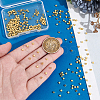 300Pc Brass Spacer Beads FIND-UN0015-46G-5