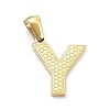 Ion Plating(IP) 316L Surgical Stainless Steel Pendants STAS-Q247-01G-25-1