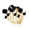 Alloy Rhinestone Multi-layer Rings LS-VU7935-4-1