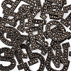 Alphabet Resin Rhinestone Patches DIY-TAC0005-45H-3