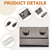 Zinc Alloy Twist Bag Lock Purse Catch Clasps PURS-WH20003-001B-5
