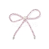 Alloy & Glass Bowknot Chandelier Component Links PALLOY-D360-01F-1