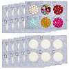 6-Hole Felt Bead Design Boards TOOL-WH0127-38C-1