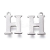 Tarnish Resistant 304 Stainless Steel Charms STAS-H112-H-P-2
