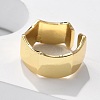 Brass Cuff Rings RJEW-C120-13G-3