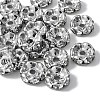 Brass Rhinestone Spacer Beads RB-YW0001-05D-01P-1