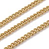 Brass Textured Curb Chains CHC-H113-23G-1