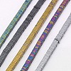 Electroplate Non-magnetic Synthetic Hematite Heishi Beads Strands G-J171B-3x3mm-M-1