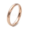 Ion Plating(IP) 304 Stainless Steel Flat Plain Band Rings STAS-I160-D-21mm-RG-1