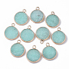 Natural White Jade Pendants X-G-S359-007C-1