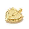 Rack Plating Brass Pendants KK-I722-09G-Y-2