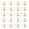 Plating Transparent Acrylic Pendants FIND-DC0004-69-1