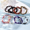 Chip Gemstone Stretch Beaded Bracelets for Kids BJEW-JB06305-6