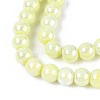 Electroplate Opaque Glass Beads Strands EGLA-T026-8mm-05D-3