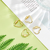 4Pcs Brass Screw Carabiner Lock Charms KK-DC0004-65-4