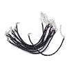 Trendy Braided Imitation Leather Bracelet Making X-BJEW-S076-002-1