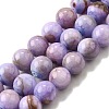 Natural Dyed Marble Beads Strands G-D315-A01-02-10mm-2