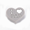 Mother's Day Food Grade Eco-Friendly Silicone Focal Beads LS-SIL-N002-10I-1