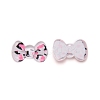 Bowknot Resin Cabochons MRMJ-WH0074-30L-1