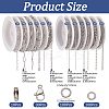 32M 12 Styles 304 Stainless Steel Cable Chains CHS-SP0001-05-2
