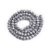 Electroplate Glass Beads Strands EGLA-A044-P6mm-A10-3