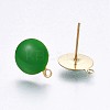 Ion Plating(IP) 304 Stainless Steel Stud Earring Findings LS-X-STAS-P203-A04-02-2