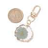Inner Dried Flower Resin Pendant Decoration HJEW-JM02663-01-3